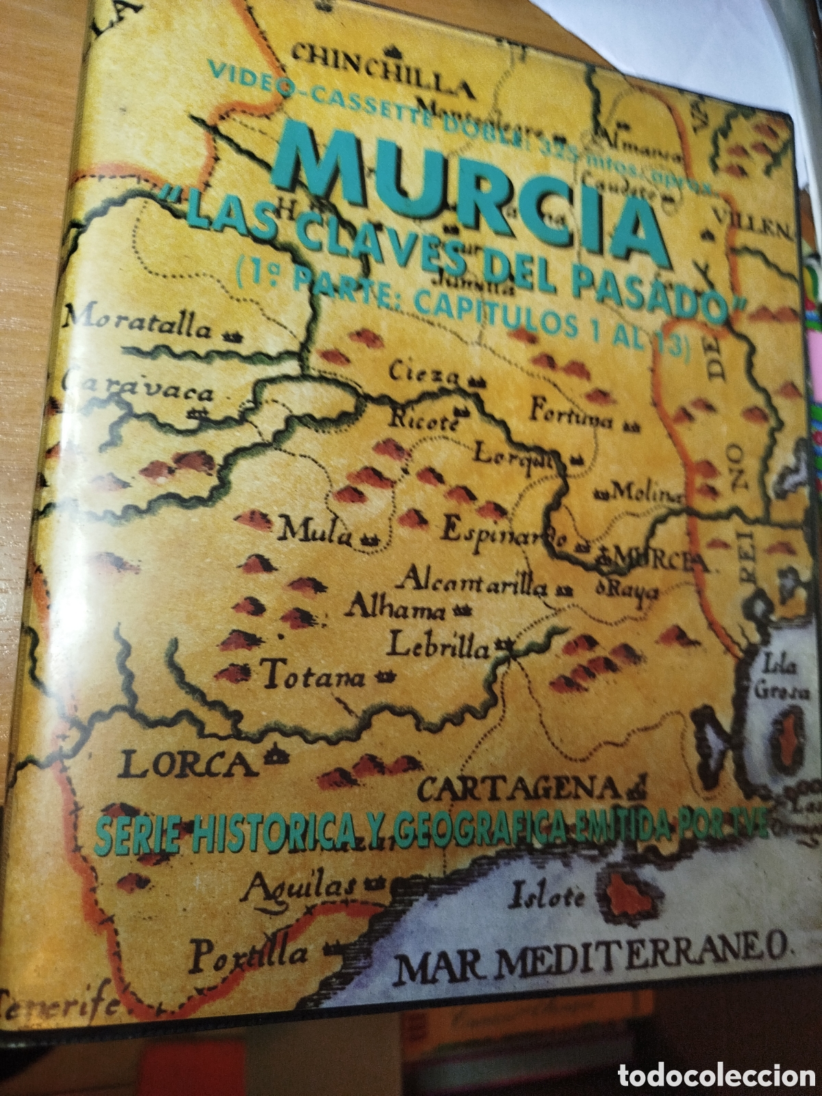 Series de TV: Murcia las claves del pasado. 1 al 13. VHS. Serie hist&oacute;rica y geogr&aacute;fica