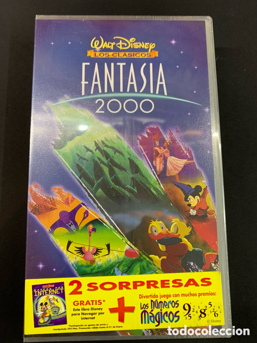 TV Series: VHS Disney fantas&iacute;a 2000 nuevo