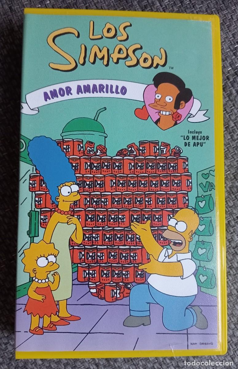 Series de TV: VHS Los Simpson Amor Amarillo Lo mejor de Apu Simpsons Poison /Varias compras 10% o 20%descuento