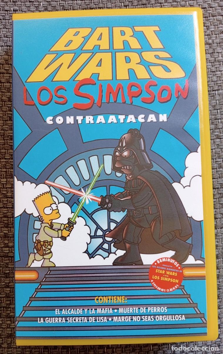 Series de TV: VHS Los Simpson contraatacan Bart Wars Simpsons Star Mafia Lisa /varias compras 10% o 20% descuento