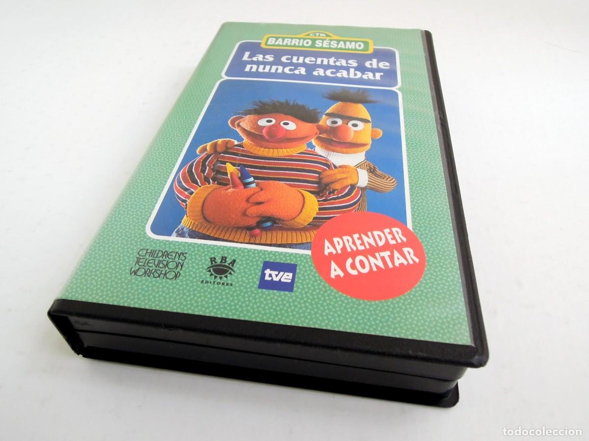 Series de TV: Barrio S&eacute;samo - Las cuentas de nunca acabar - VHS Spain 1998 - RBA/TVE