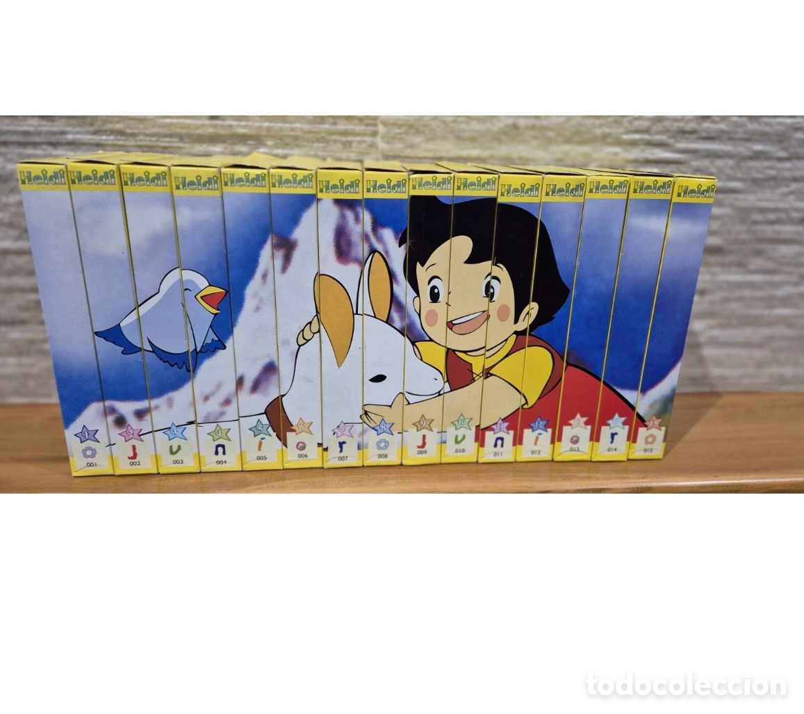 Series de TV: Colecci&oacute;n Completa VHS Heidi (15 Cintas) - Serie Cl&aacute;sica Anime