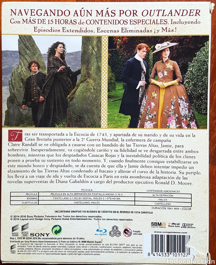 Series de TV: Outlander temporada 1& 2 - Foto 2