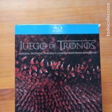 Series de TV: BLU-RAY JUEGO DE TRONOS - PRIMERA, SEGUNDA, TERCERA Y CUARTA TEMPORADAS COMPLETAS - 1, 2, 3 Y 4 (011. Lote 314335073