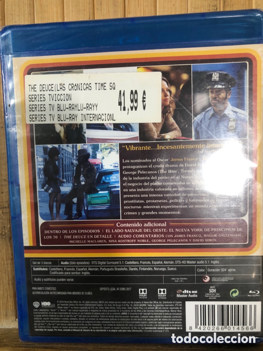 Series de TV: The Deuce ( Primera temporada completa ) BLURAY - Precintado - - Foto 2