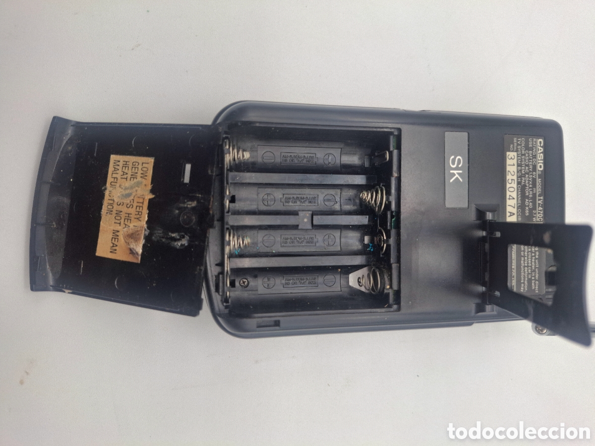 Series de TV: Televisor port&aacute;til Casio TV-470. Funciona. - Foto 5