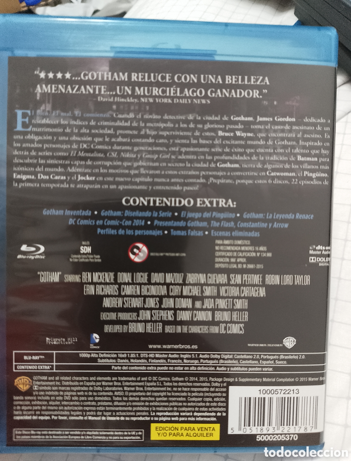 Series de TV: Blu-ray Gotham -Primera Temporada - Foto 2