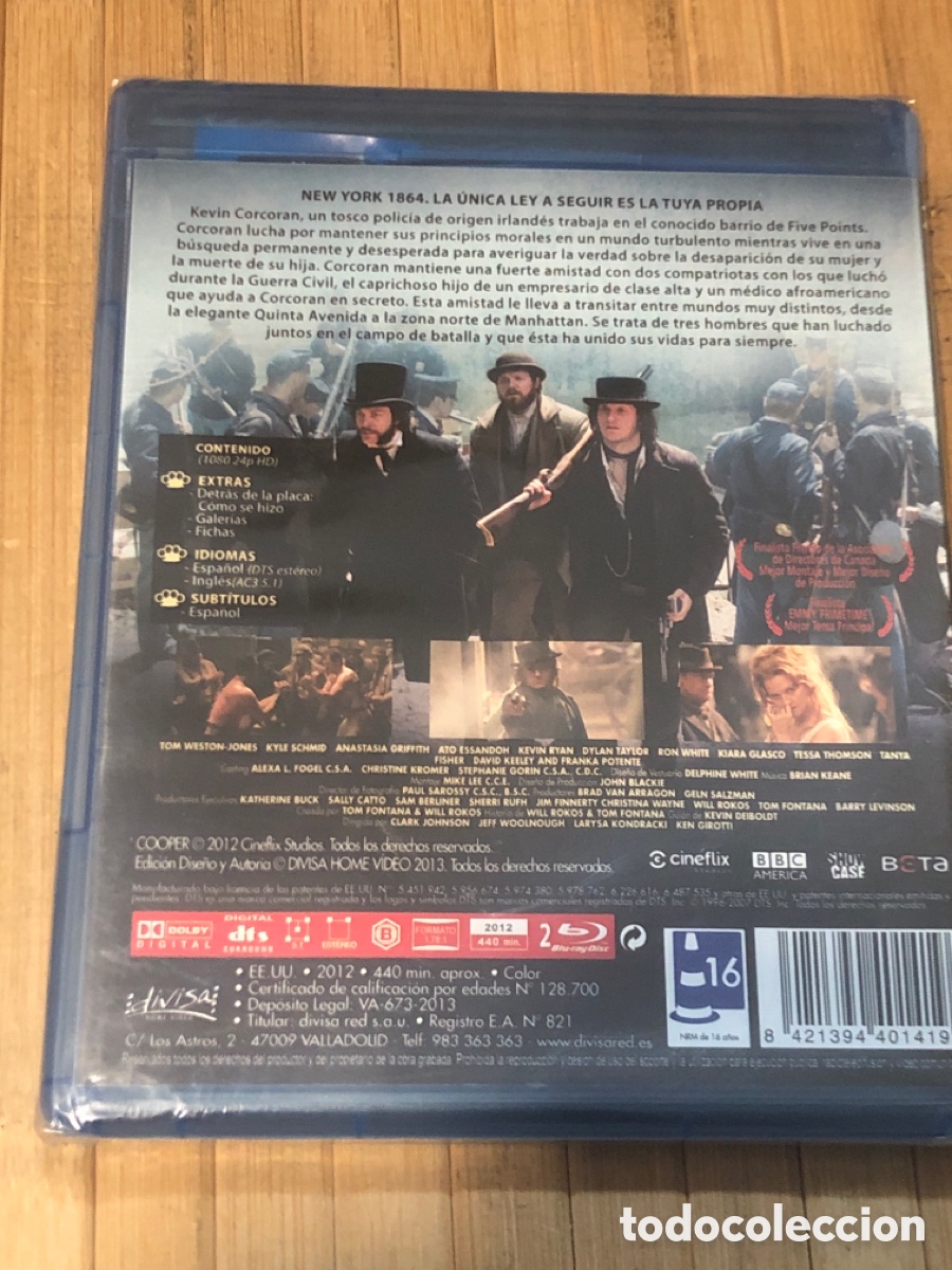 Series de TV: Copper ( Temporada 1 ) BLU-RAY PRECINTADO - Foto 2