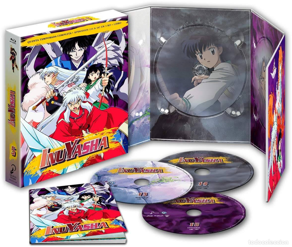 Series de TV: Inuyasha Box 5 - Ep 133 a 167 (3 Blu-ray + Libro) - Foto 1