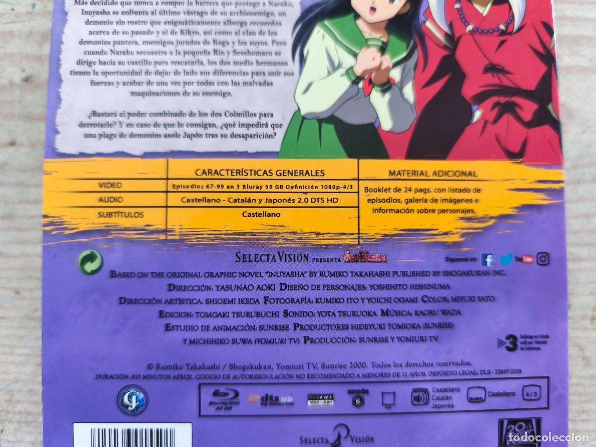 Series de TV: Inuyasha - Temporada 3 - 3 Bluray - Blu-Ray + Libro - Foto 3