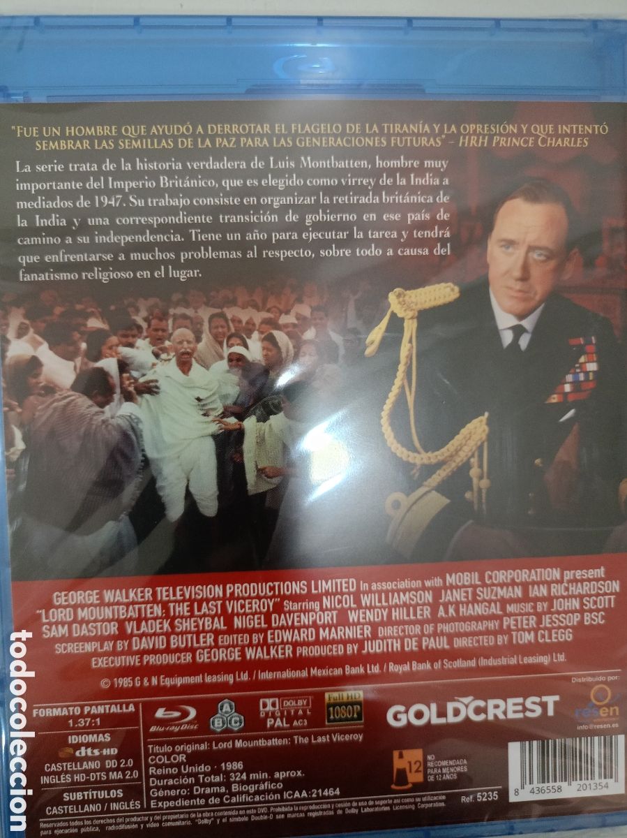 Series de TV: Blu-ray el &uacute;ltimo virrey - serie 2 disco - Foto 2