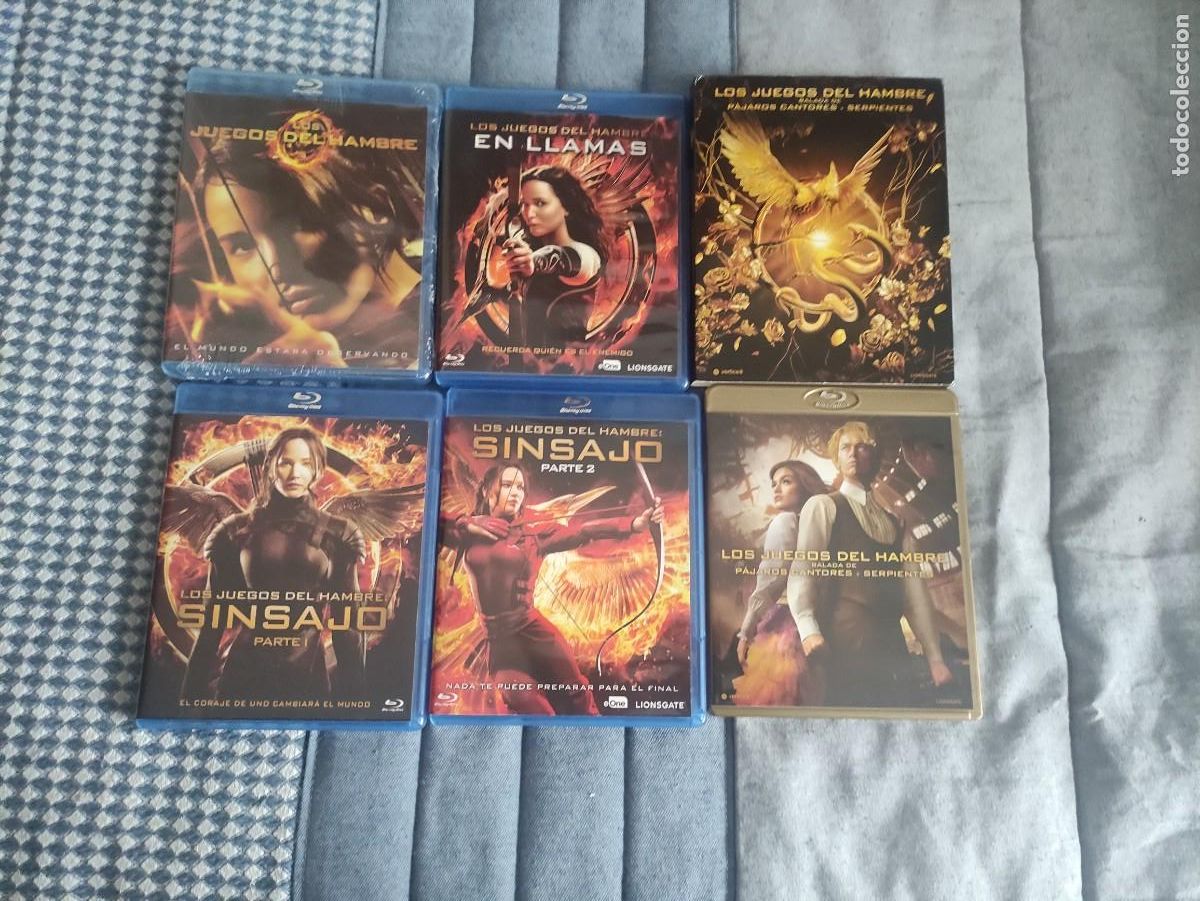 Series de TV: LOS JUEGOS DEL HAMBRE !!! SAGA COMPLETA CON 5 BLURAYS *** ESPA&Ntilde;OL