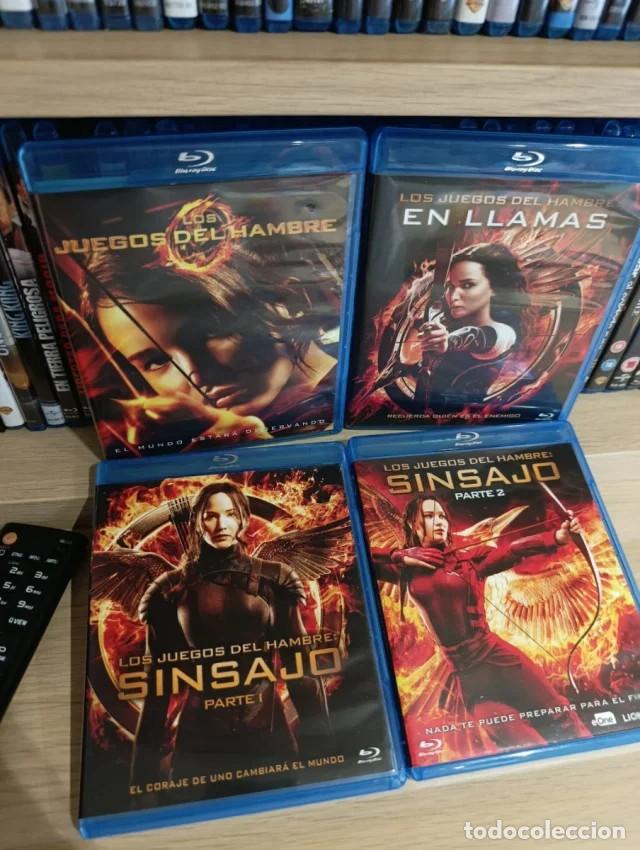 Series de TV: LOS JUEGOS DEL HAMBRE - SAGA DE 4 BLURAYS EN ESPA&Ntilde;OL