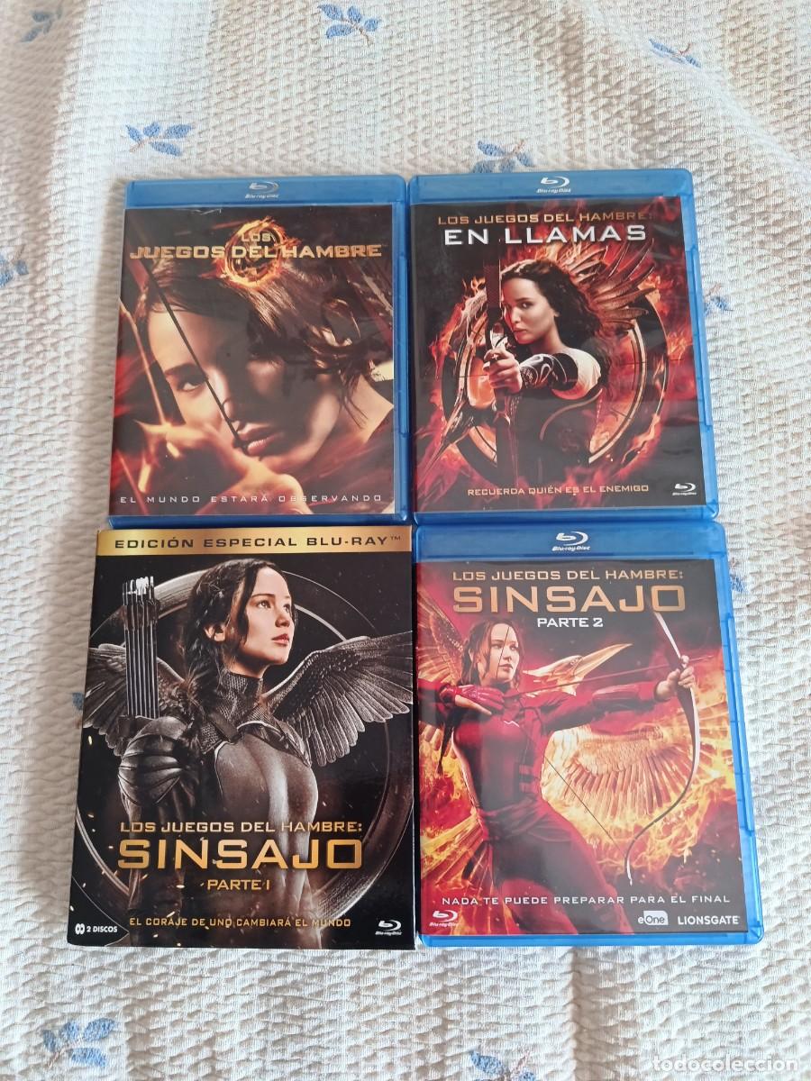 Series de TV: LOS JUEGOS DEL HAMBRE - SAGA DE 4 BLURAYS EN ESPA&Ntilde;OL