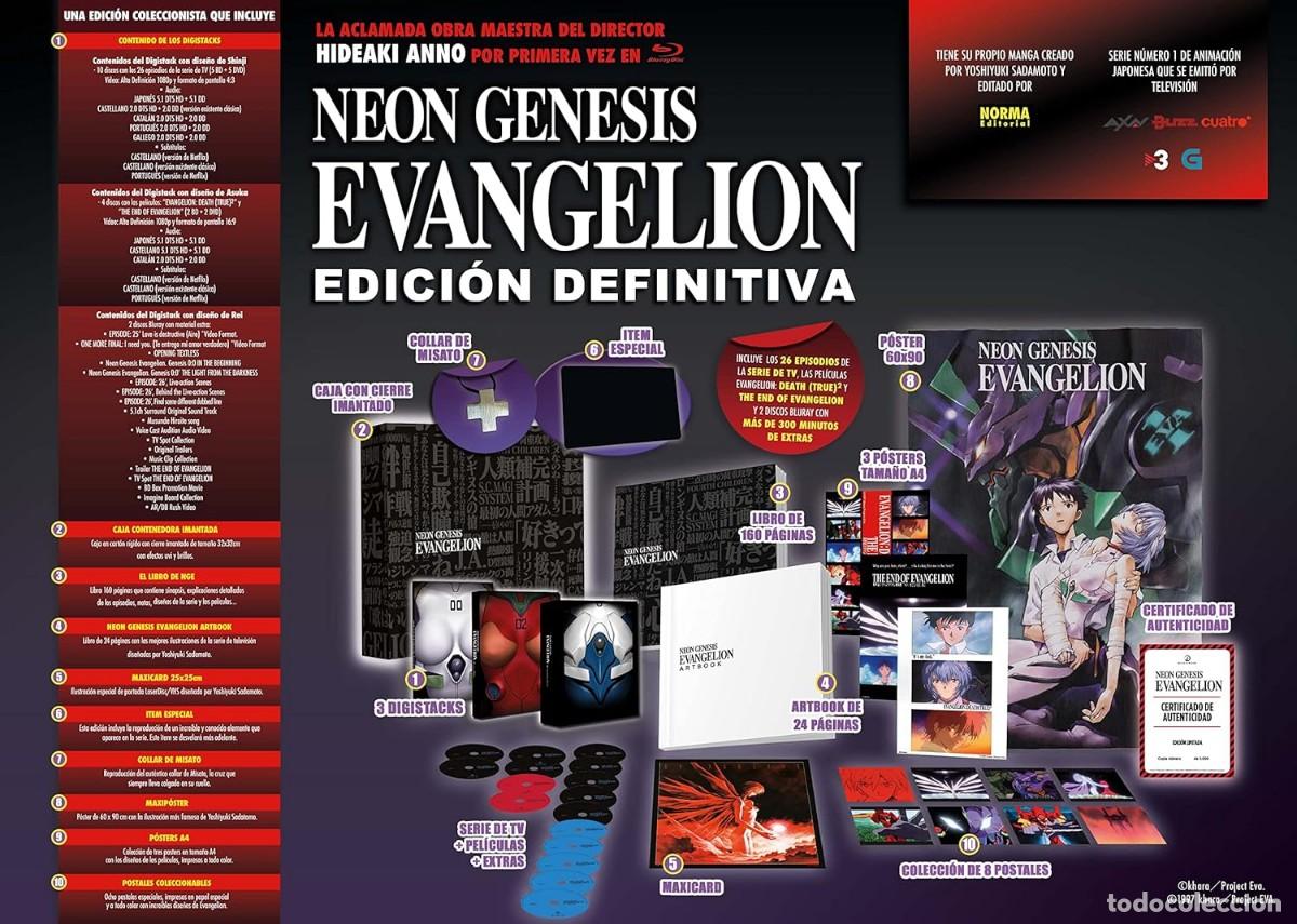 Series de TV: NEON GENESIS EVANGELION EDICI&Oacute;N DEFINITIVA BLU-RAY PRECINTADO