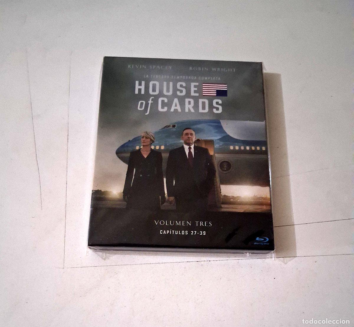 Series de TV: BLU-RAY &rdquo;HOUSE OF CARDS 3 TERCERA TEMPORADA COMPLETA&rdquo; COMO NUEVO DIGIPACK