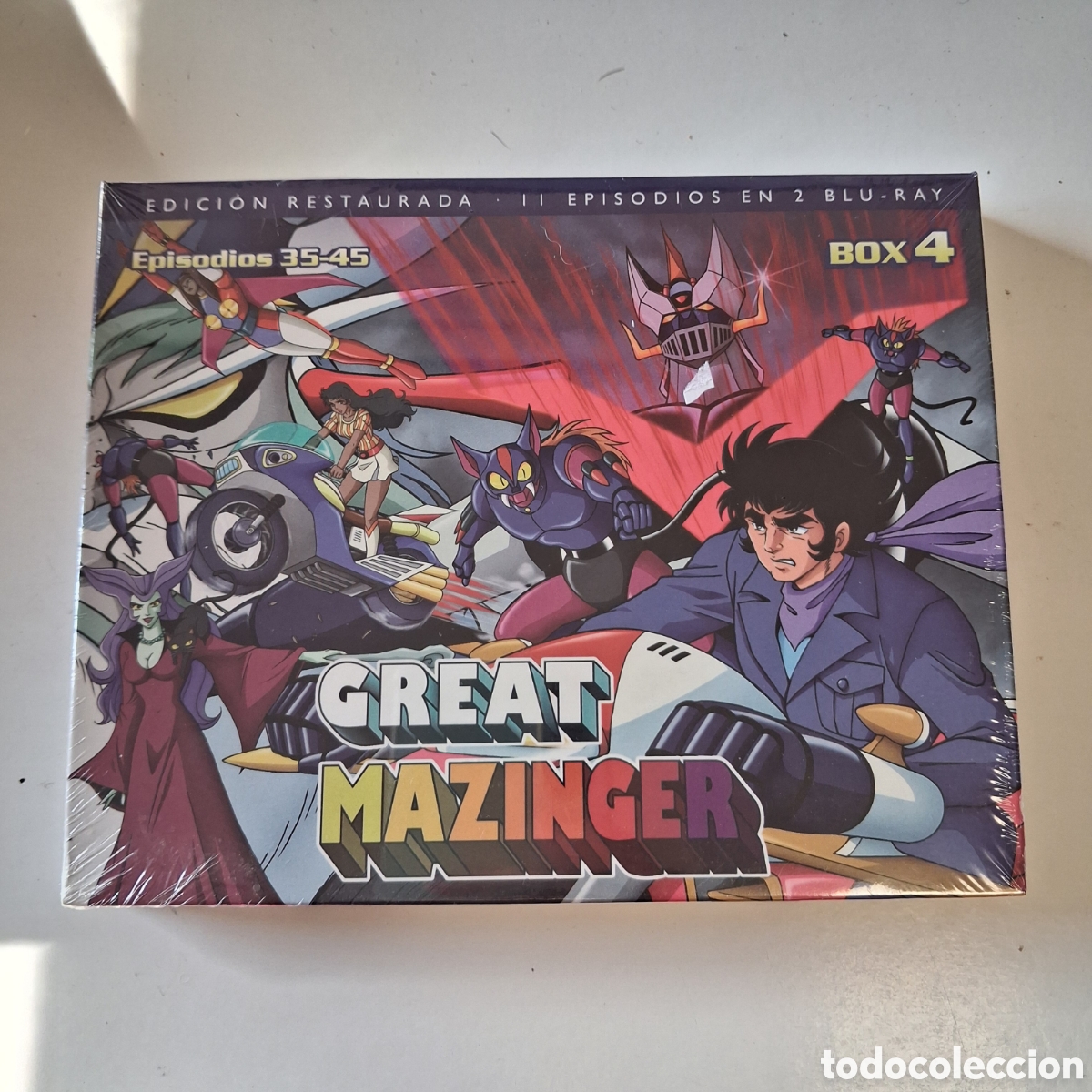Series de TV: GREAT MAZINGER Z Edici&oacute;n restaurada BOX 4- EPISODIOS 35-45 en 3 DVD nuevo precintado dvd manga anime
