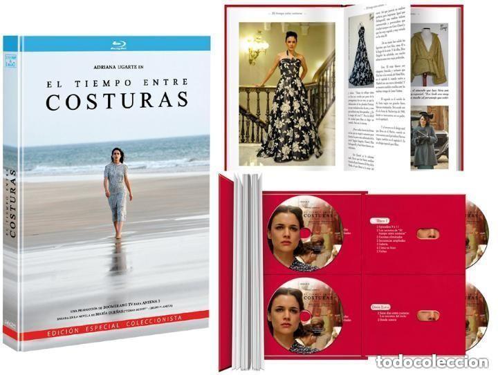 Series de TV: EL TIEMPO ENTRE COSTURAS EDICI&Oacute;N ESPECIAL COLECCIONISTA 3 BLU-RAY + DVD + LIBRO PRECINTADO