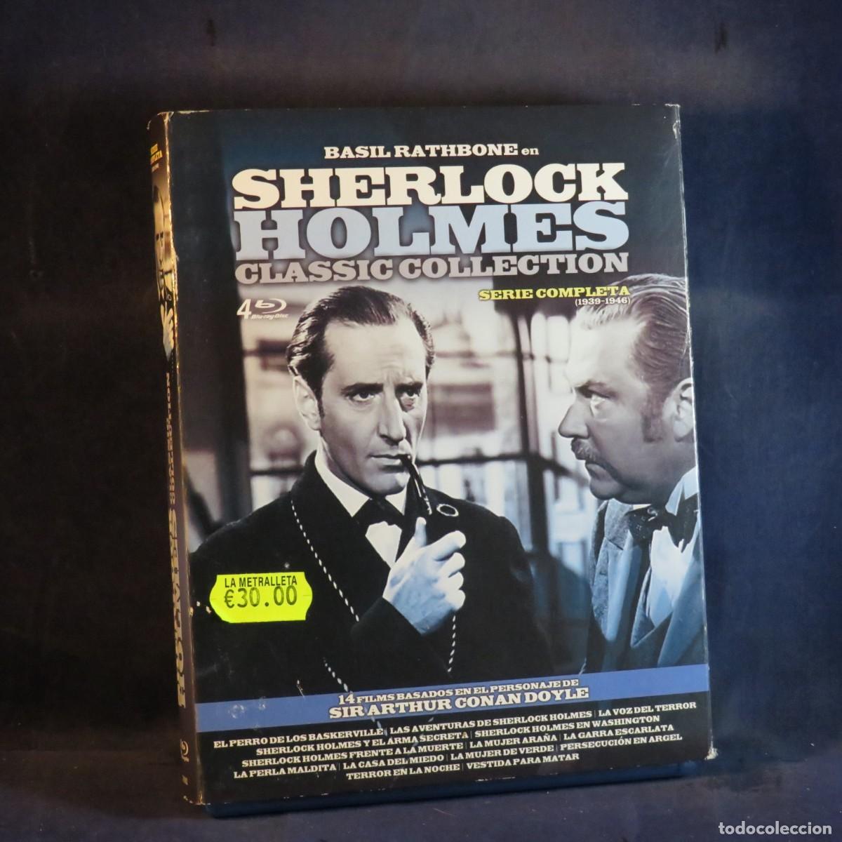 Series de TV: SHERLOCK HOLMES - CLACCIC COLLECTION (SERIE COMPLETA 1939-1946) - 4 BLU-RAY
