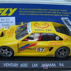 SLOT CAR - FLY VENTURI 600LM - JARAMA 94- JAUNE No 57 - LEASE SLOT CAR - FLY VENTURI 600LM - JARAMA 94- JAUNE No 57 - LEASE