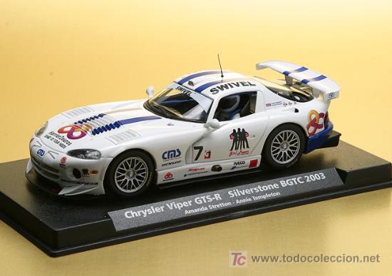 Slot Cars: A-208. VIPER BLANCO N&ordm;7 DE FLY