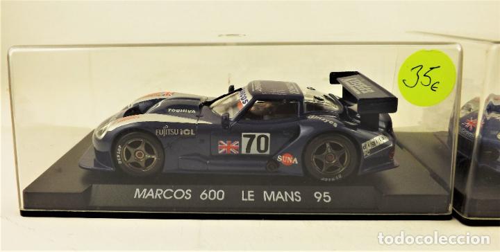 Slot Cars: Fly slot Marcos 600 Le Mans Pareja nº 70 y nº 71 - Foto 3 - 191570693