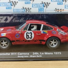 Slot Cars: PORSCHE 911 CARRERA LE MANS 1973 FLY CAR MODEL SCALEXTRIC. Lote 313771838
