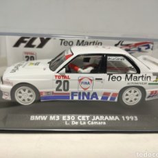 Slot Cars: FLY BMW M3 E30 CET JARAMA 1993 DE LA CAMARA REF. E2040. Lote 361619120