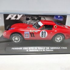 Slot Cars: FLY FERRARI 250 GTO IV RALLY DE GERONA 1968 SLOTWINGS REF. A2018. Lote 338892058