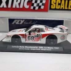 Slot Cars: LANCIA BETA MONTECARLO 24H LE MANS 1981 #68 ” FLY SCALEXTRIC. Lote 350129549