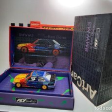 Slot Cars: BMW M3 E30 ” ART CAR KEN DONE ” FLY SCALEXTRIC!!. Lote 350212089