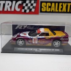 Slot Cars: CORVETTE C5 SPEEDVISION GT 2000 ” FLY SCALEXTRIC!!. Lote 353521723
