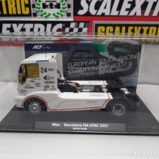 Slot Cars: CAMION MAN ” BARCELONA MONTMELO EUROPEAN FIA ETRC 2007 #24 FLY SCALEXTRIC. Lote 353698013