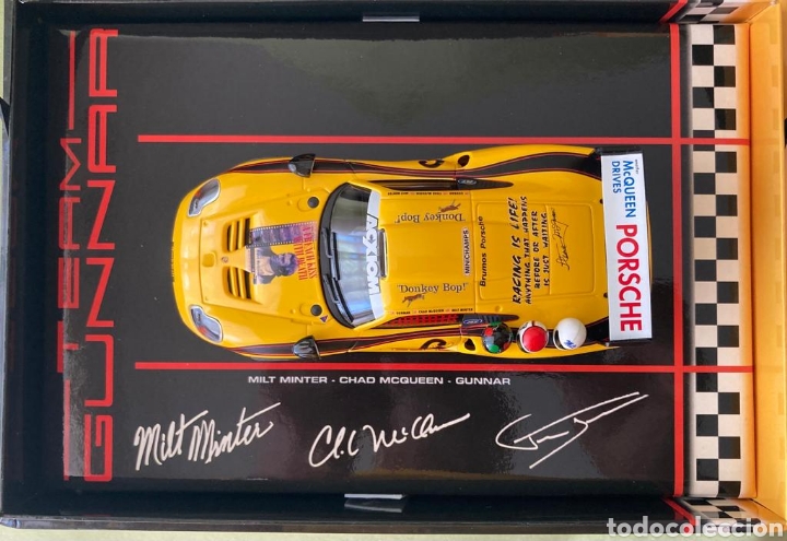Porsche 911 GT1 N°6 Daytona 2003 - Chad McQueen - FLY 1/32 - Occasion état Neuf