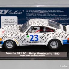Slot Cars: PORSCHE 911 SC BOSS RALLYE DE MONTECARLO 1980 (FLY CAR MODEL). Lote 359724950