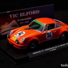 Slot Cars: FLY PORSCHE 911 #14 MARATHON DE LA ROUTE 1967 VIC ELFORD IN MEMORIAN E2056. Lote 362602220