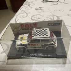 Slot Cars: RENAULT 5TURBO 30 TH POLY DE FLY, COMPATIBLE SCALEXTRIC. Lote 362637435