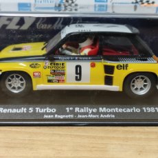 Slot Cars: RENAULT 5 TURBO RAGNOTTI RALLY MONTECARLO 1981 FLY CAR MODEL. Lote 403302994