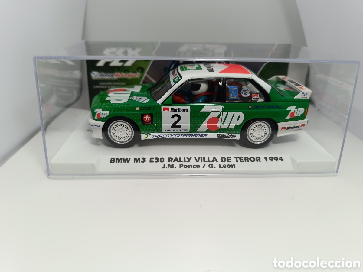 Slot Cars: FLY BMW M3 E30 RALLY VILLA DE TEROR 1994 PONCE E2095