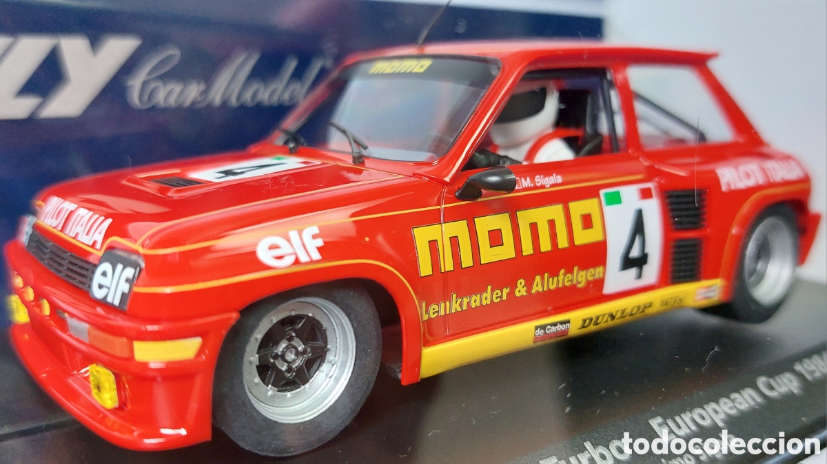 Slot Cars: RENAULT 5 TURBO MOMO FLY EUROPEAN CUP MASSIMO SIGALA