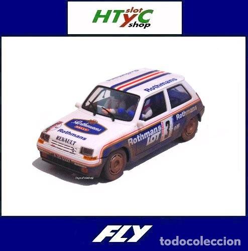Slot Cars: FLY RENAULT 5 GT TURBO #3 EFECTO SUCIO ROTHMANS RALLY HEBROS 1986 KRUPA A2081AR