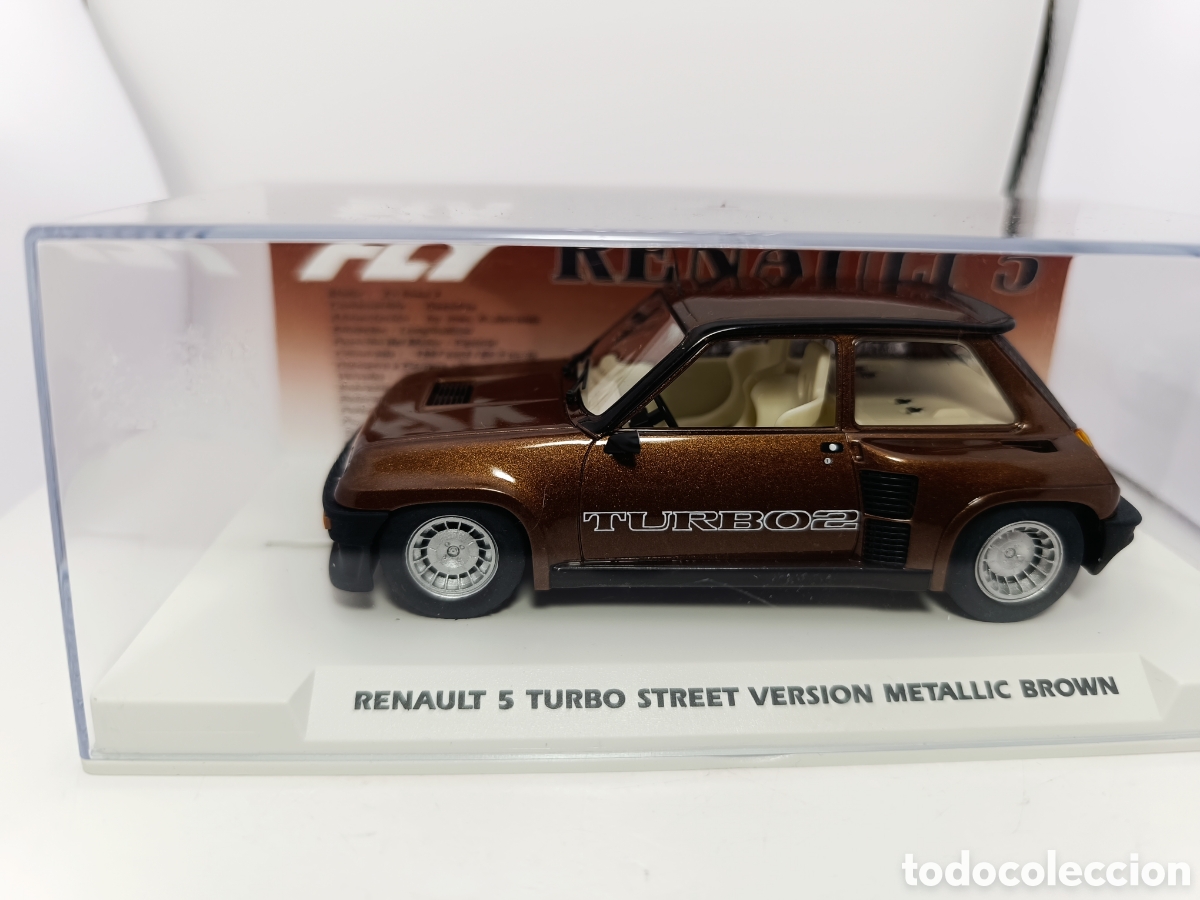 Slot Cars: FLY RENAULT 5 TURBO STREET VERSI&Oacute;N METALLIC BROWN