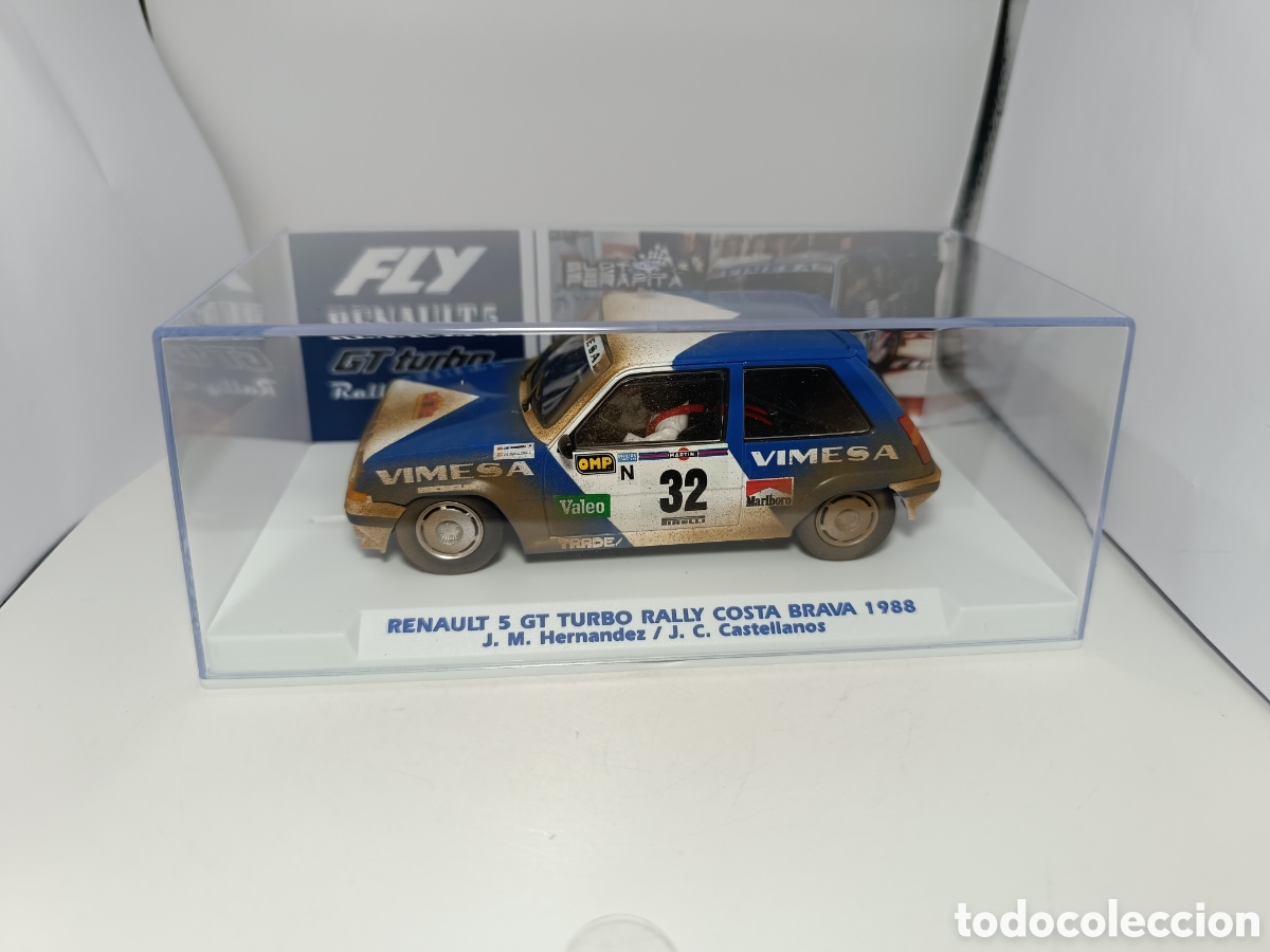Slot Cars: FLY RENAULT 5 GT TURBO RALLY COSTA BRAVA 1988 SUCIO VIMESA