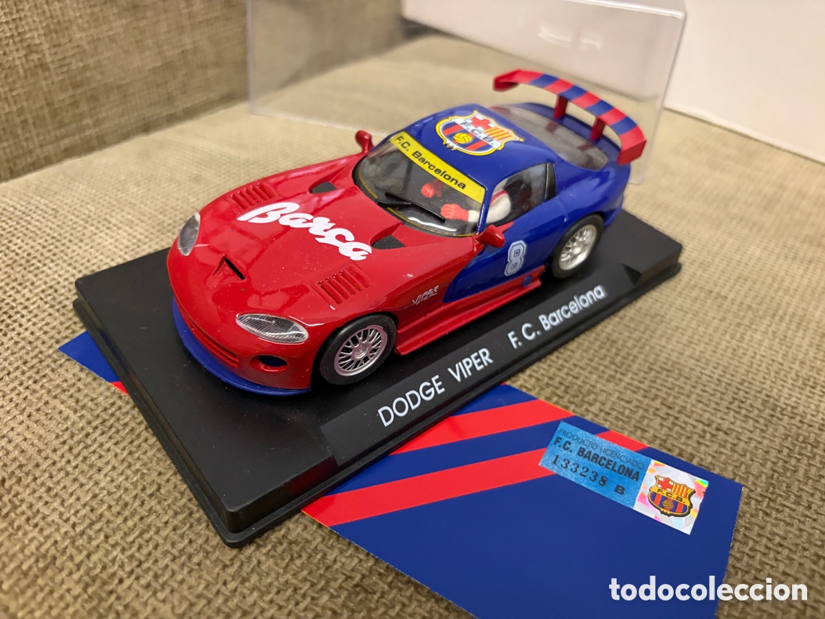 Slot Cars: DODGE VIPER F.C. REF E-5 BARCELONA