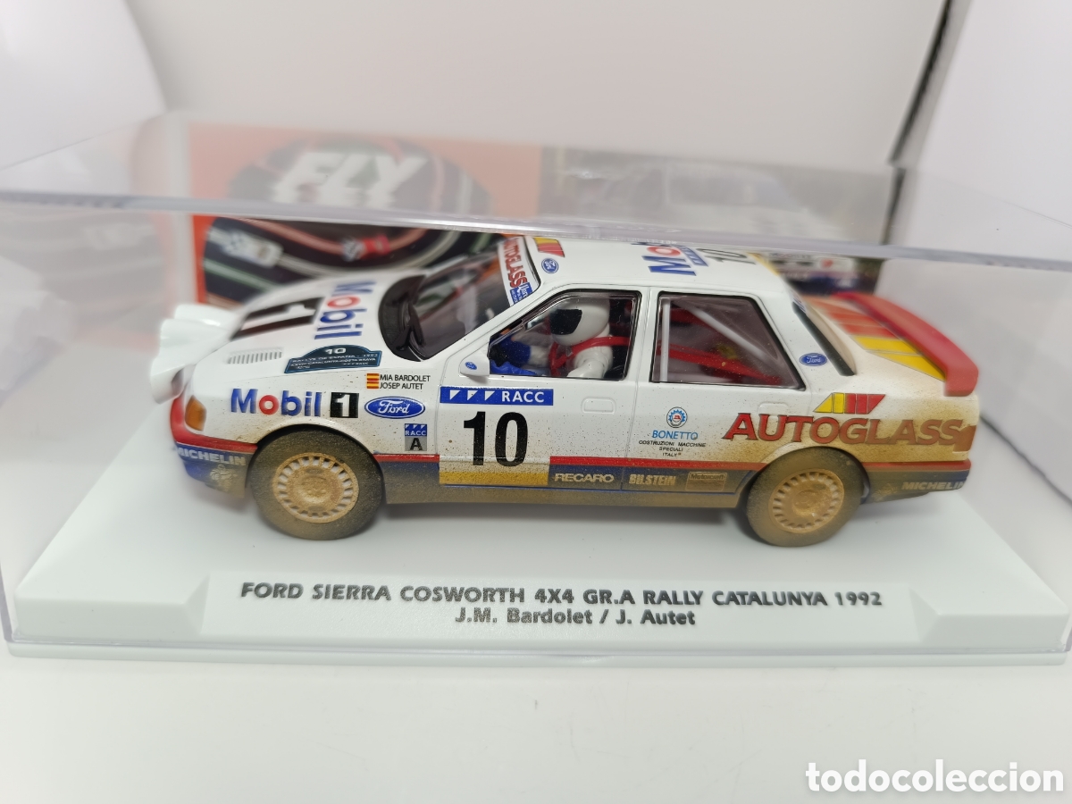 Slot Cars: FLY FORD SIERRA COSWORTH 4X4 RALLY CATALUNYA 1992 BARDOLET SUCIO