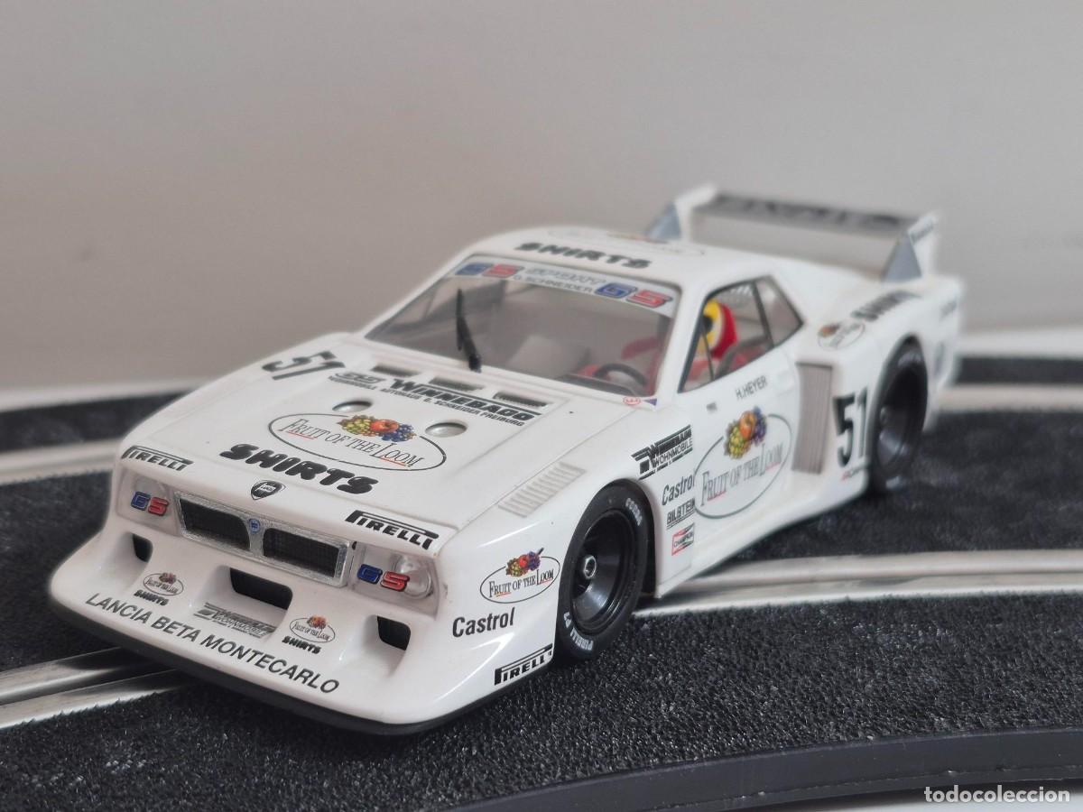 Slot Cars: SCALEXTRIC FLY COCHE LANCIA BETA MONTECARLO FRUIT OF THE LOOM SLOT CAR 1/32