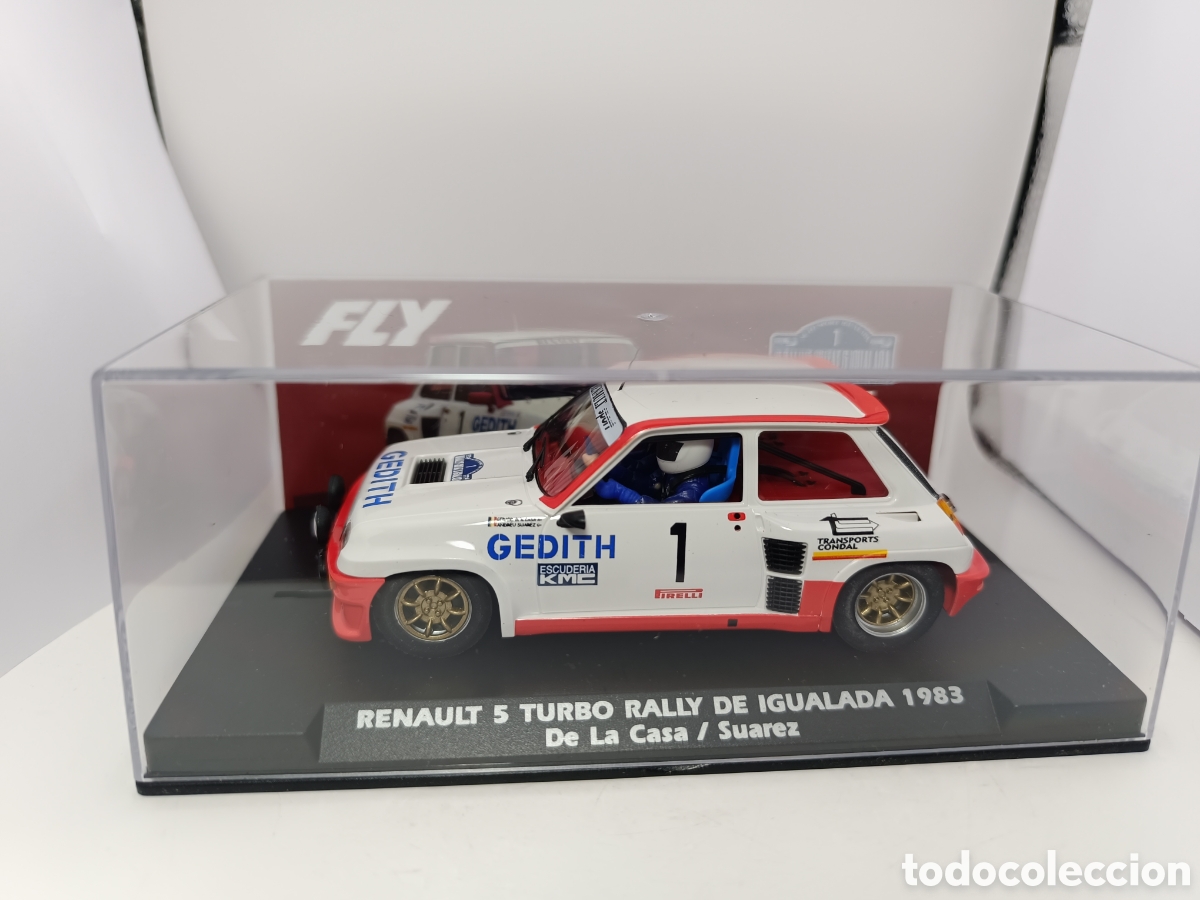 Slot Cars: FLY RENAULT 5 TURBO RALLY DE IGUALADA 1983 GEDITH