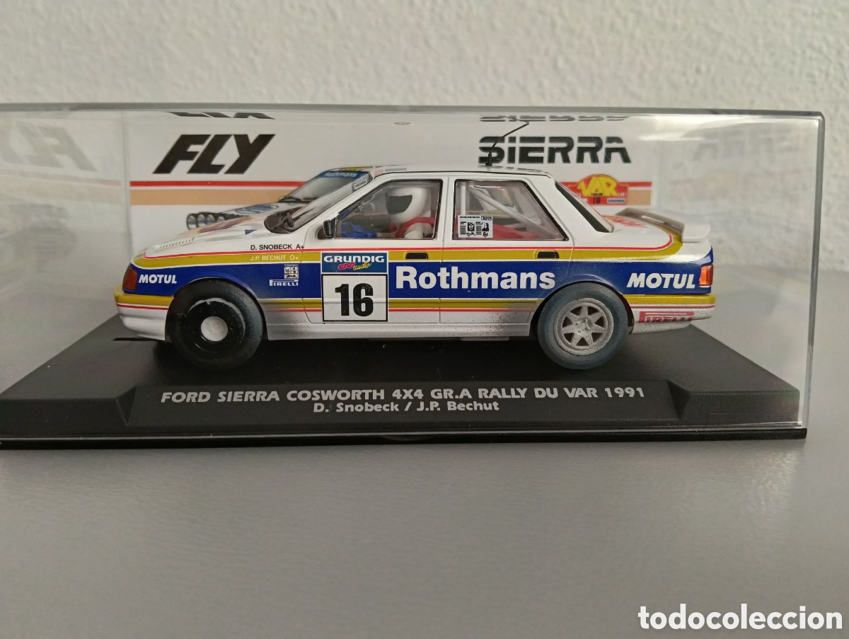 Slot Cars: Ford Sierra 4x4 Rothmans sucio de Fly