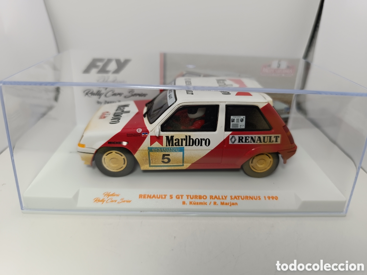 Slot Cars: FLY RENAULT 5 GT TURBO RALLY SATURNUS 1990 SUCIO