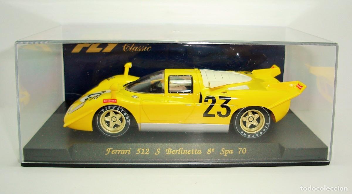 Slot Cars: FERRARI 512 S BERLINETTA FLY SLOT SCALEXTRIC